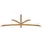 Ekena Millwork Davenport Timber Gable Bracket, Western Red Cedar, 108"W x 31 1/2"H x 3 1/2"D x 3 1/2"F, 7/12 Pitch GBW108X31X0404DAV00SWR - alternate 1